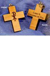 Emmaus English Wooden Cross 10 Pk