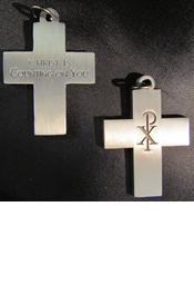 Emmaus English Metal Cross 10 Pk